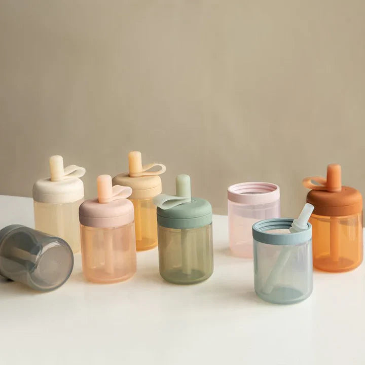 Silicone Training Cup with Straw