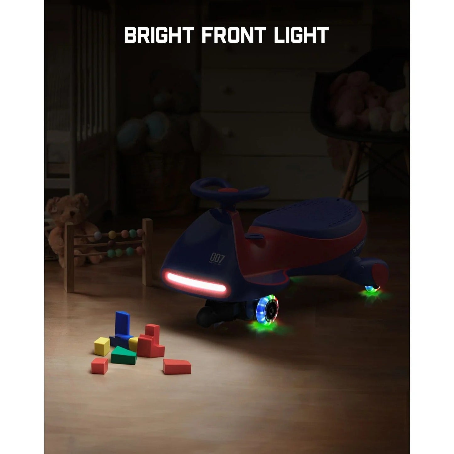 FanttikRide N7 Electric Wiggle Car with Pedal, Ride on Toy