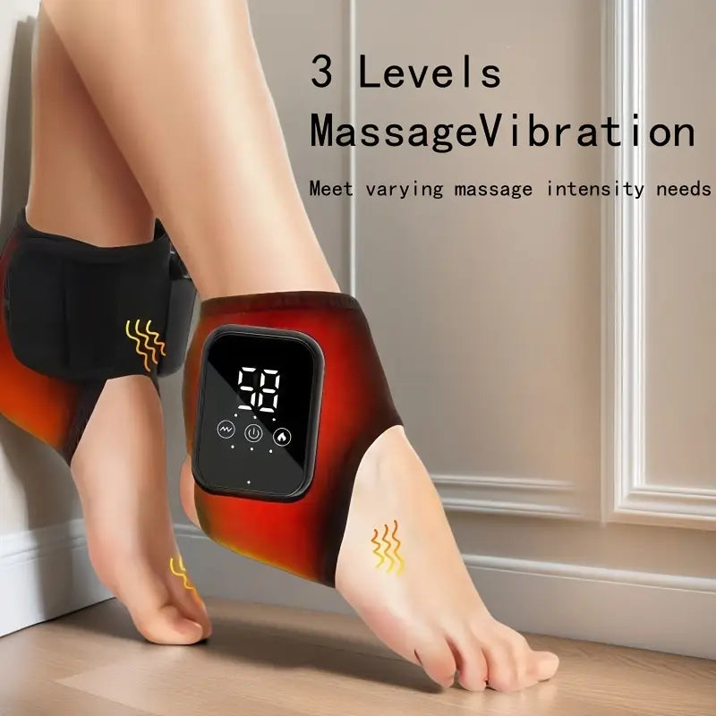 This 1/ 2pcs USB rechargeable portable ankle massager is easy to operate