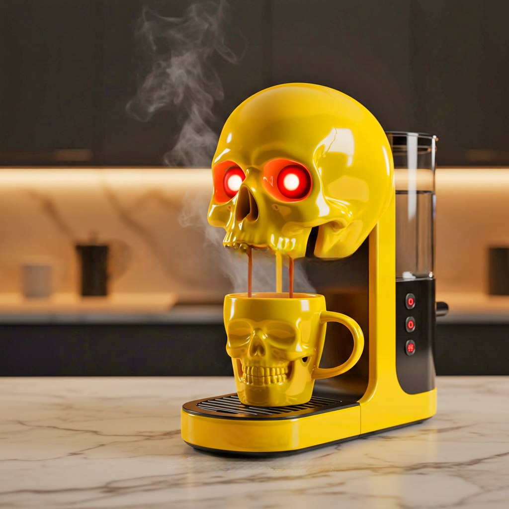 Skull Coffee Maker