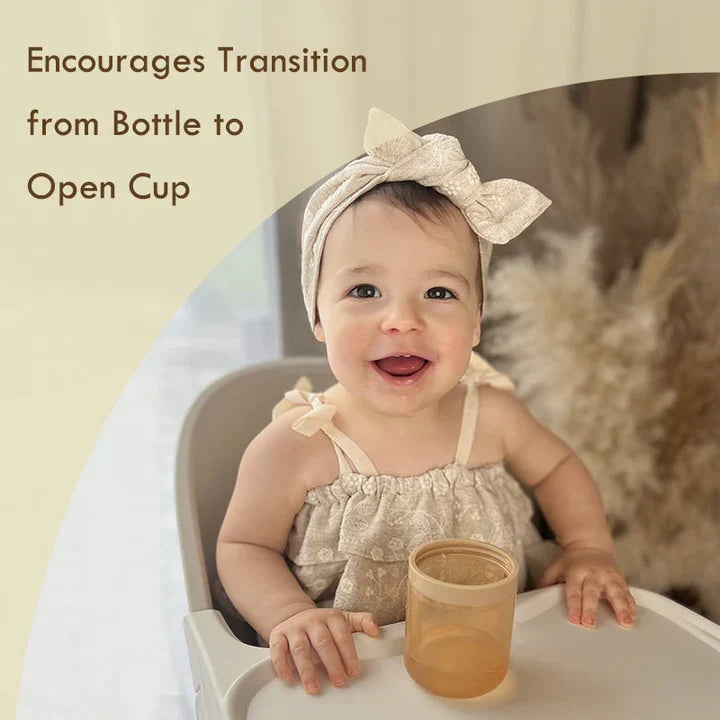 Silicone Training Cup with Straw